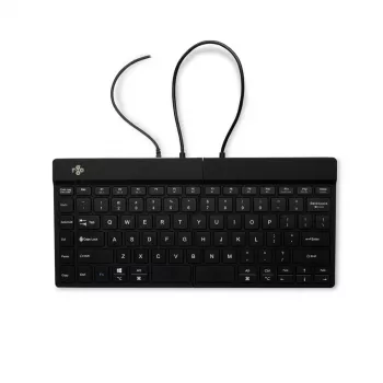R-Go Tools Ergonominė klaviatūra R-Go Split Break v2 su pertraukų programine įranga, ergonomiška atskirta klaviatūra, QWERTY (US), laidinė, juoda