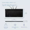 R-Go Tools Ergonominė klaviatūra R-Go Split Break v2 su pertraukų programine įranga, ergonomiška atskirta klaviatūra, QWERTY (US), laidinė, juoda