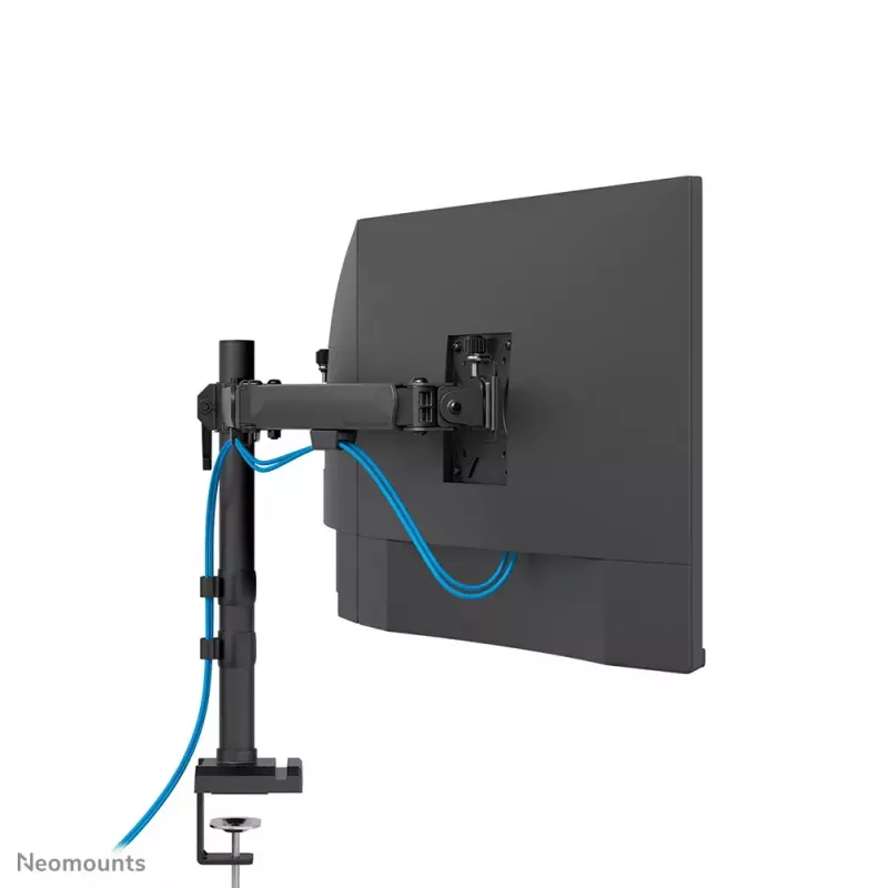 Stalinė monitoriaus rankena Neomounts DS60-600BL3 spaustuvas / apvalkalo įvorė 10-27 col.