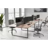 Stalinė monitoriaus rankena Neomounts DS60-600BL3 spaustuvas / apvalkalo įvorė 10-27 col.