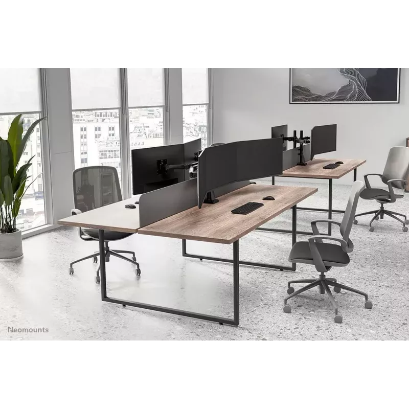Stalinė monitoriaus rankena Neomounts DS60-600BL3 spaustuvas / apvalkalo įvorė 10-27 col.