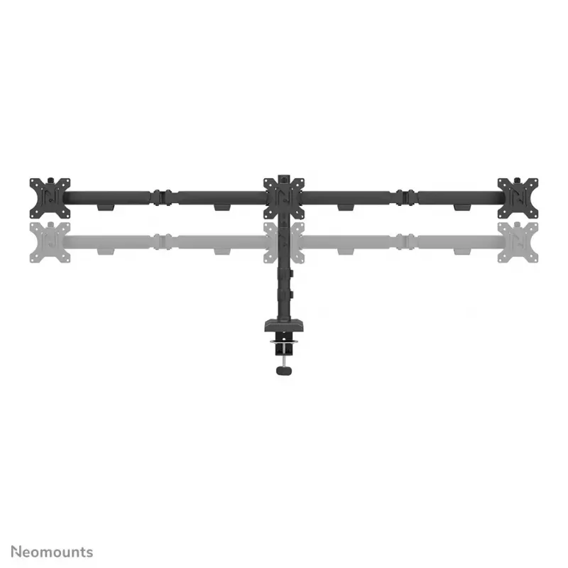 Stalinė monitoriaus rankena Neomounts DS60-600BL3 spaustuvas / apvalkalo įvorė 10-27 col.