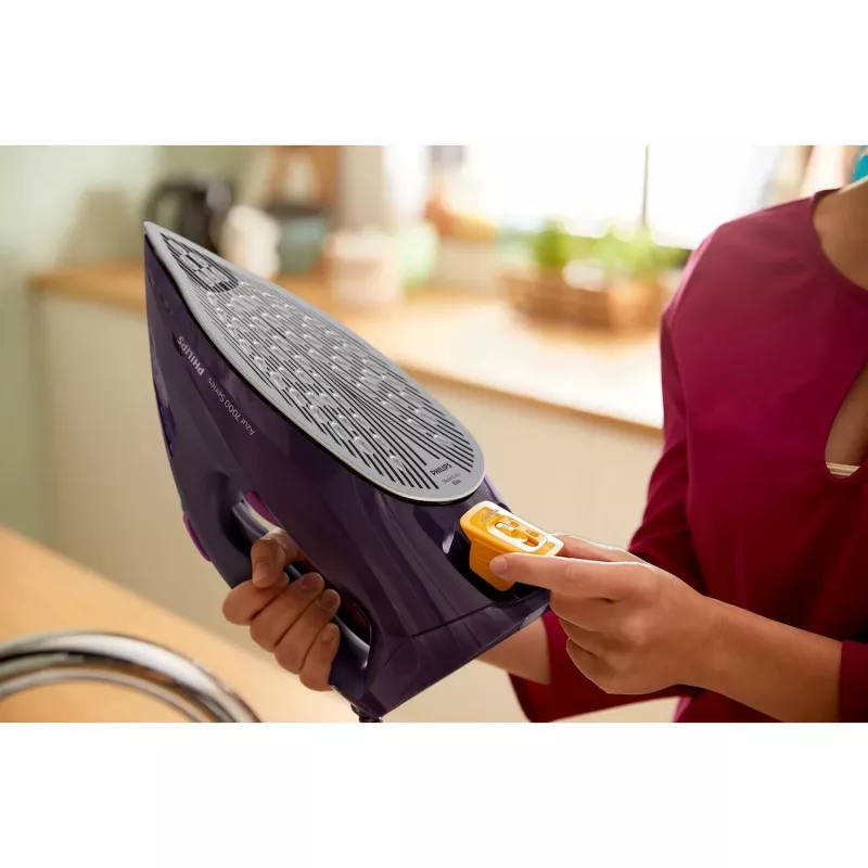 Philips 7000 serijos DST7061/30 lygintuvas Garinis lygintuvas SteamGlide Elite padas 3000 W Violetinė