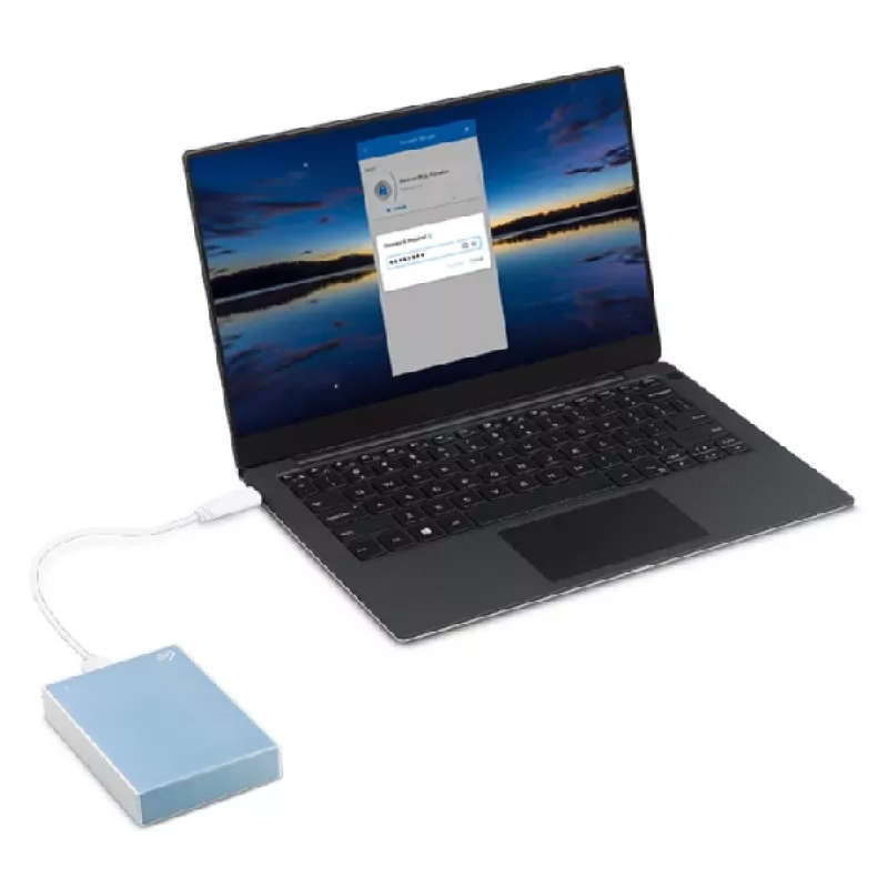 Seagate One Touch išorinis kietasis diskas 2 TB „Micro-USB B“ 3.2 Gen 1 (3.1 Gen 1) Mėlynas