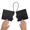 Ergonomiška klaviatūra „R-Go Split Break“ su pertraukų programine įranga, ergonomiška atskirta klaviatūra, QWERTY (US), Bluetooth, juoda