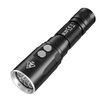 Rankinis žibintuvėlis Nitecore DL20 LED 1000 lm, 9 h baterijos veikimo laikas, juodas, 135,5 g