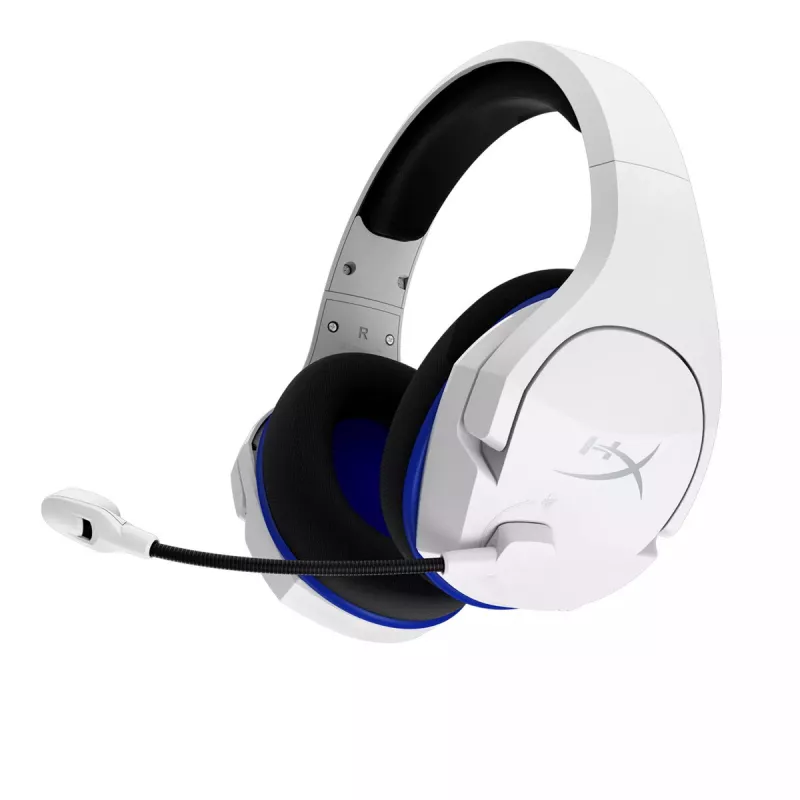 HyperX Cloud Stinger Core - belaidės žaidimų ausinės (balta-mėlyna) - PS5-PS4