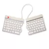 R-Go Tools ergonominė klaviatūra R-Go Split Break su pertraukų programine įranga, ergonomiška padalinta klaviatūra, QWERTY (US), Bluetooth, balta
