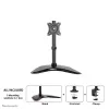 Neomounts NM-D335Juoda Monitorio stovas 10-30 colių, spaustuvas/laisvai stovintis/grommet, 10 kg, 25,4 cm (10 colių), 76,2 cm (30 colių), 100 x 100 mm, juoda