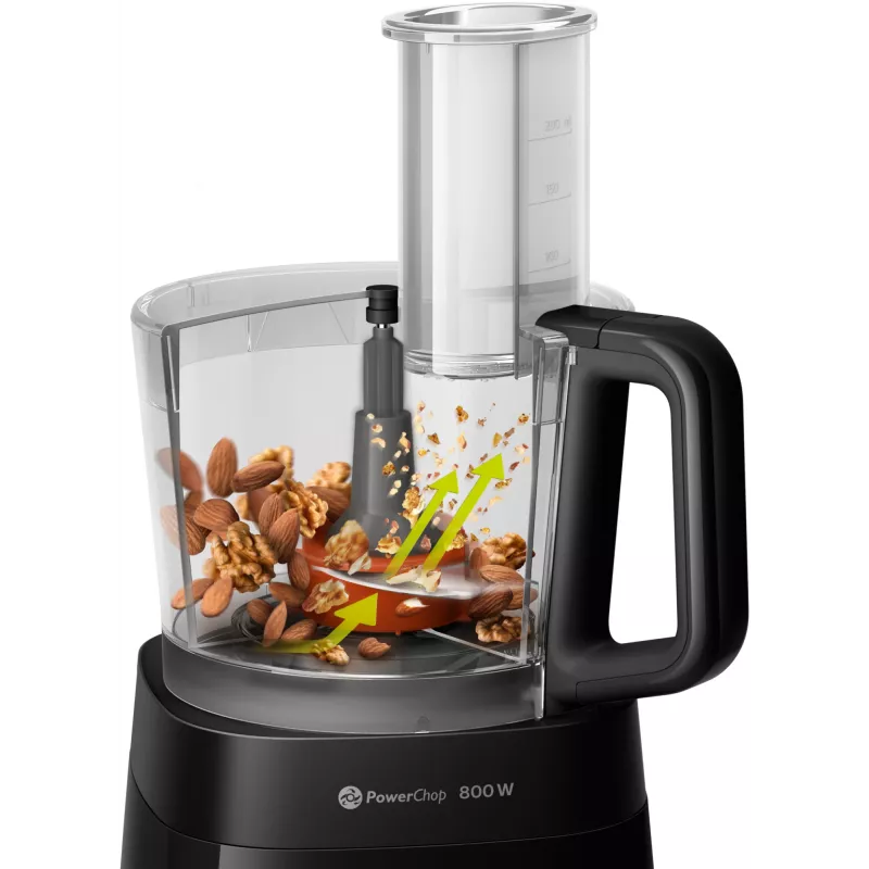 Philips Viva Collection HR7510/10 kompaktiškas virtuvinis kombainas