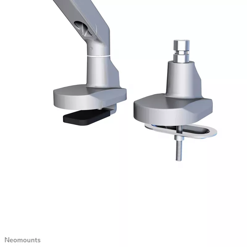 Neomounts FPMA-D750Sidabrinė2 monitoriaus laikiklis 10-32 colių - dujinė spyruoklė - viršutinis tvirtinimas - 180°-stop