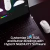 HyperX Pulsefire Haste 2 Mini - belaidis žaidimų pelė (balta)