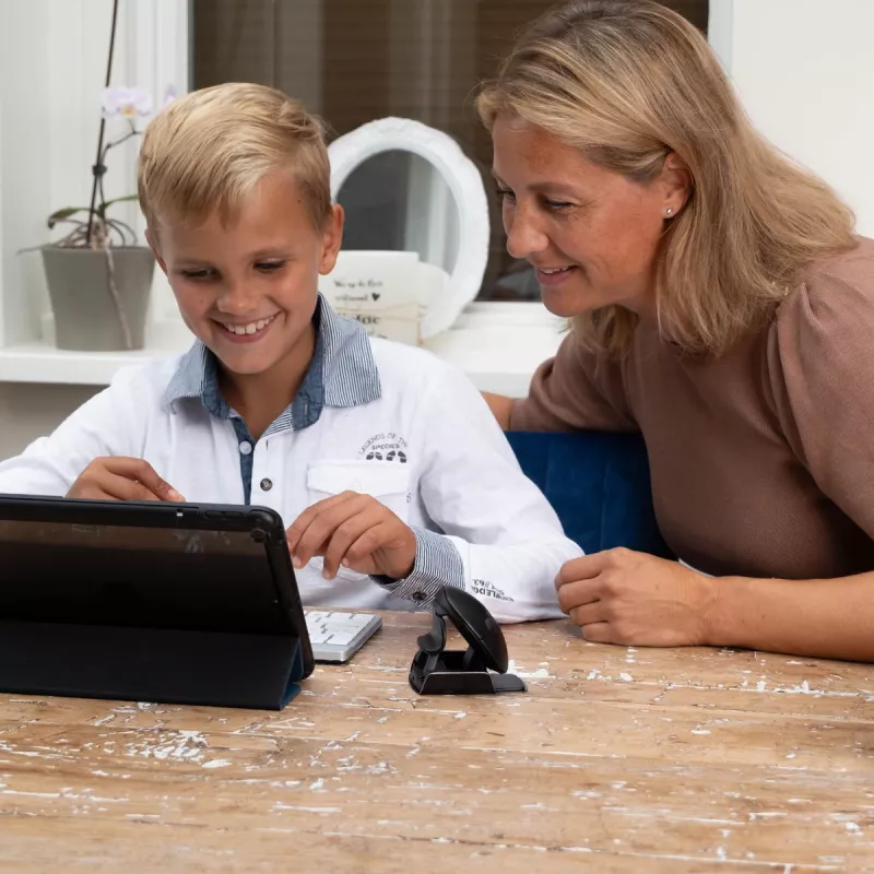 R-Go Tools Ergonominė pelė R-Go Twister, su pertraukų programine įranga, abiem rankoms tinkama pelė, sulankstoma, Bluetooth ir laidinė