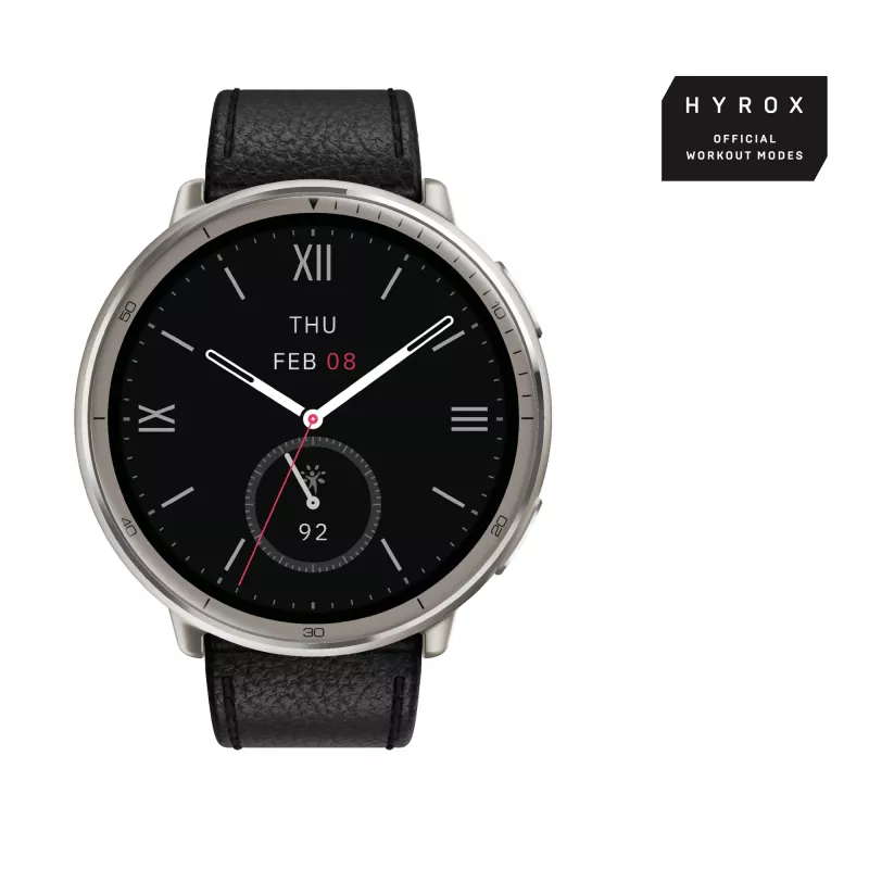 Amazfit W2433EU1N išmanusis laikrodis / sportinis laikrodis 3,35 cm (1,32 col.) AMOLED skaitmeninis 466 x 466 pikseliai jutiklinis sidabrinis