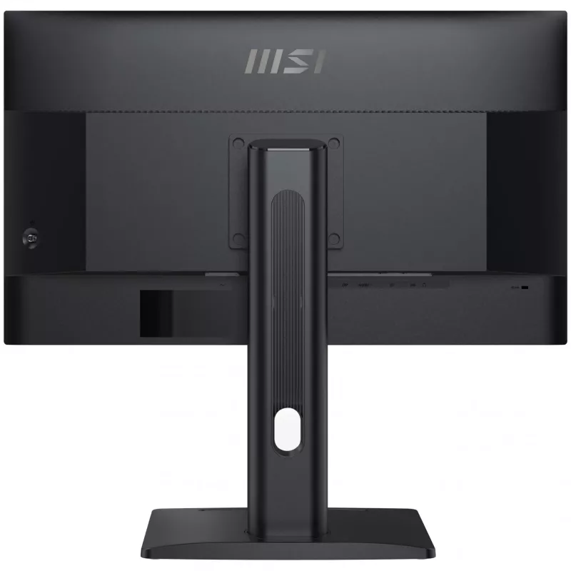 MSI PRO MP275PG 27 colių monitorius, FHD (1920 x 1080), 100Hz, IPS, 1ms, 1x HDMI 1.4b, 1x DP 1.2a išvestis, 1x D-Sub(VGA), įmontuoti garsiakalbiai, Anti-Glare, Anti-Flicker, Mažiau mėlynos šviesos, TÜV sertifikuotas, VESA, Kensington, 4 krypčių reguliuoja