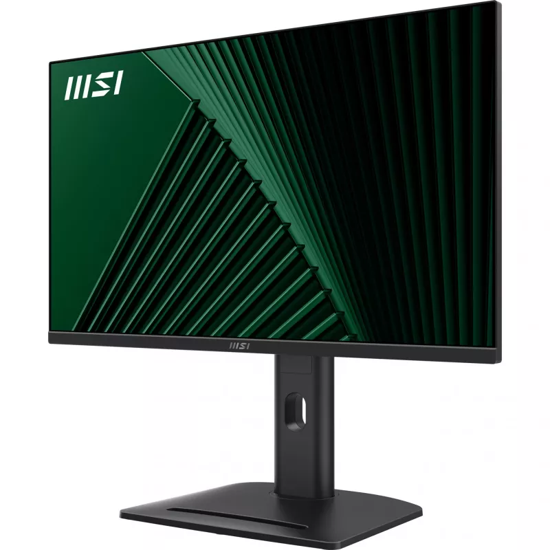 MSI PRO MP275PG 27 colių monitorius, FHD (1920 x 1080), 100Hz, IPS, 1ms, 1x HDMI 1.4b, 1x DP 1.2a išvestis, 1x D-Sub(VGA), įmontuoti garsiakalbiai, Anti-Glare, Anti-Flicker, Mažiau mėlynos šviesos, TÜV sertifikuotas, VESA, Kensington, 4 krypčių reguliuoja