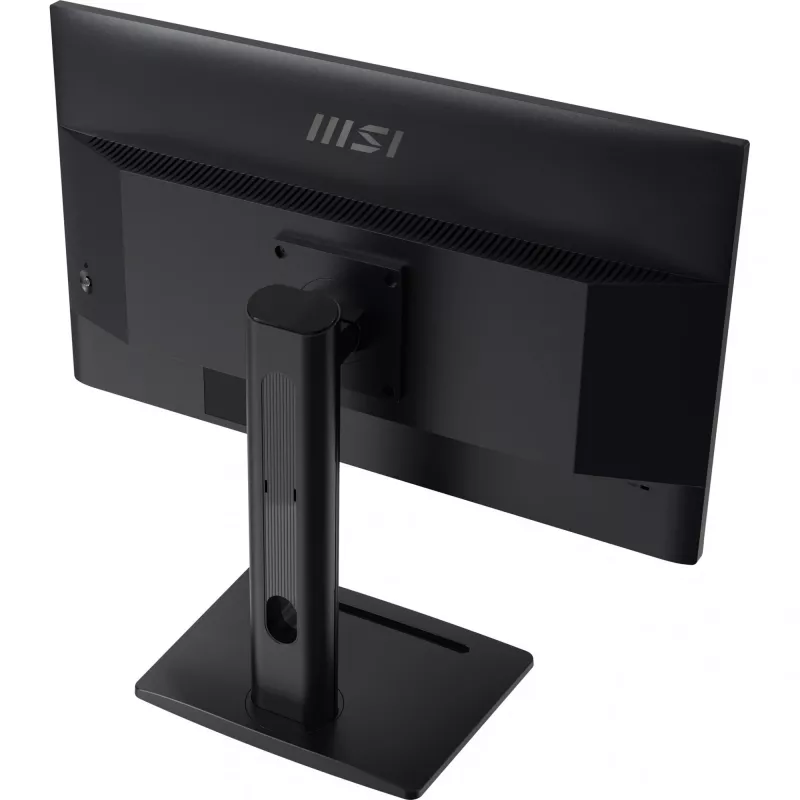 MSI PRO MP275PG 27 colių monitorius, FHD (1920 x 1080), 100Hz, IPS, 1ms, 1x HDMI 1.4b, 1x DP 1.2a išvestis, 1x D-Sub(VGA), įmontuoti garsiakalbiai, Anti-Glare, Anti-Flicker, Mažiau mėlynos šviesos, TÜV sertifikuotas, VESA, Kensington, 4 krypčių reguliuoja