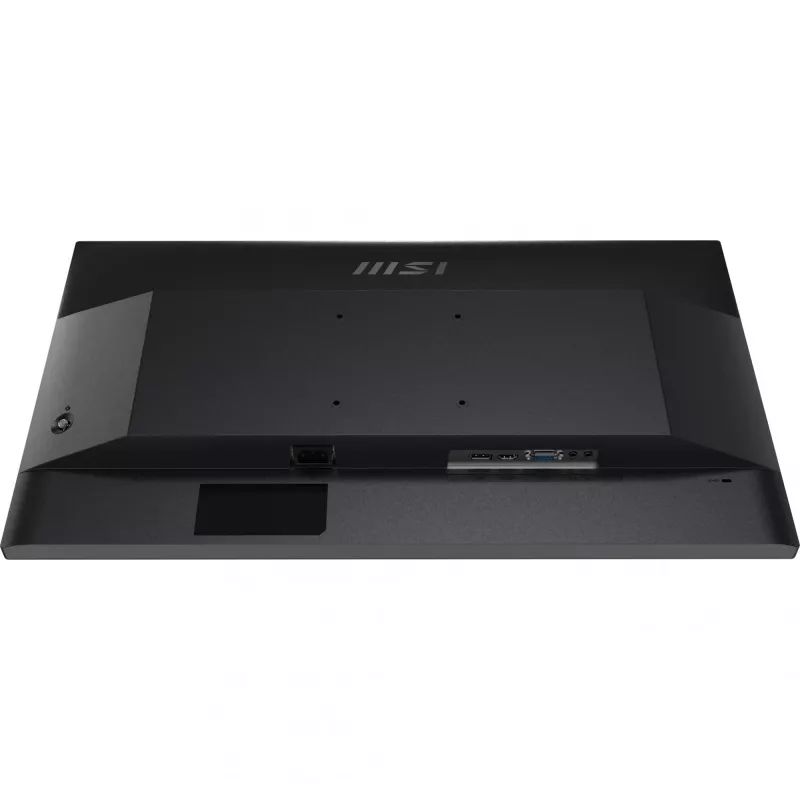 MSI PRO MP275PG 27 colių monitorius, FHD (1920 x 1080), 100Hz, IPS, 1ms, 1x HDMI 1.4b, 1x DP 1.2a išvestis, 1x D-Sub(VGA), įmontuoti garsiakalbiai, Anti-Glare, Anti-Flicker, Mažiau mėlynos šviesos, TÜV sertifikuotas, VESA, Kensington, 4 krypčių reguliuoja