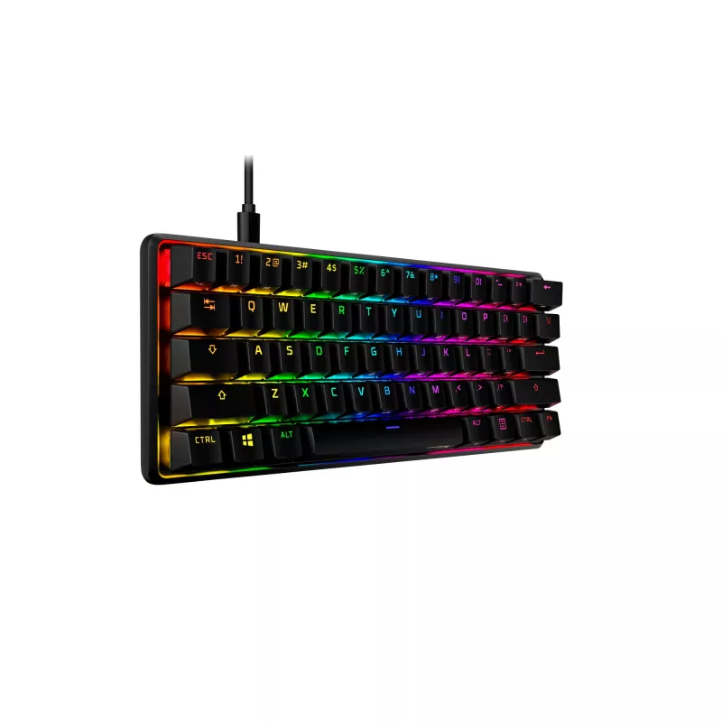 HyperX Alloy Origins 60 - mechaninė žaidimų klaviatūra - HX Red (US išdėstymas)