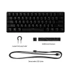 HyperX Alloy Origins 60 - mechaninė žaidimų klaviatūra - HX Red (US išdėstymas)