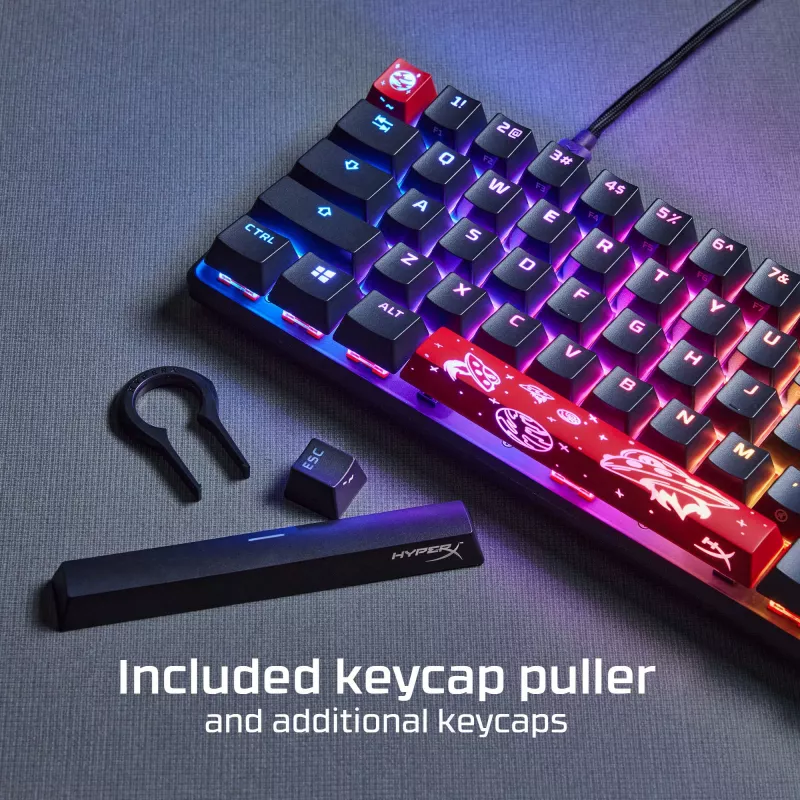 HyperX Alloy Origins 65 - Mechaninė žaidimų klaviatūra - HX Red (US išdėstymas)
