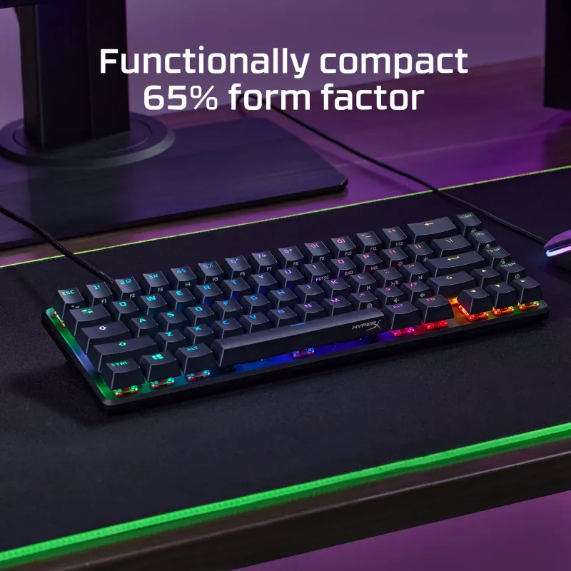 HyperX Alloy Origins 65 - Mechaninė žaidimų klaviatūra - HX Red (US išdėstymas)