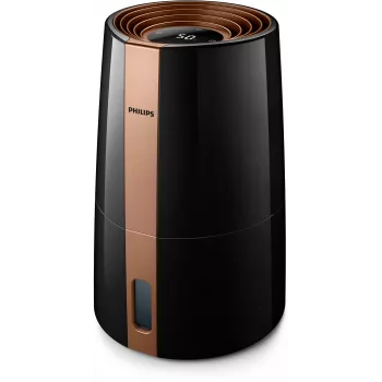 Philips 3000 series HU3918/10 drėkintuvas Su sparnuote 3 L Juoda 25 W