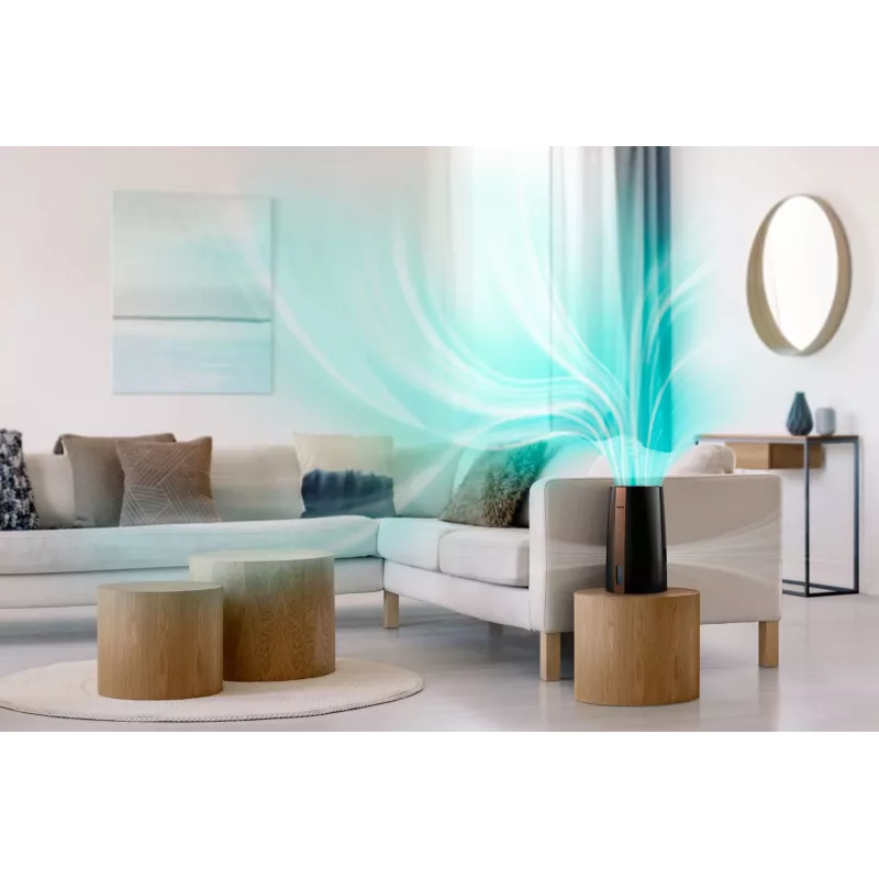 Philips 3000 series HU3918/10 drėkintuvas Su sparnuote 3 L Juoda 25 W