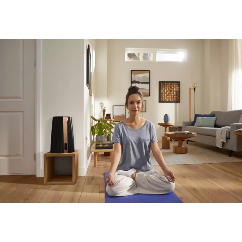 Philips 3000 series HU3918/10 drėkintuvas Su sparnuote 3 L Juoda 25 W
