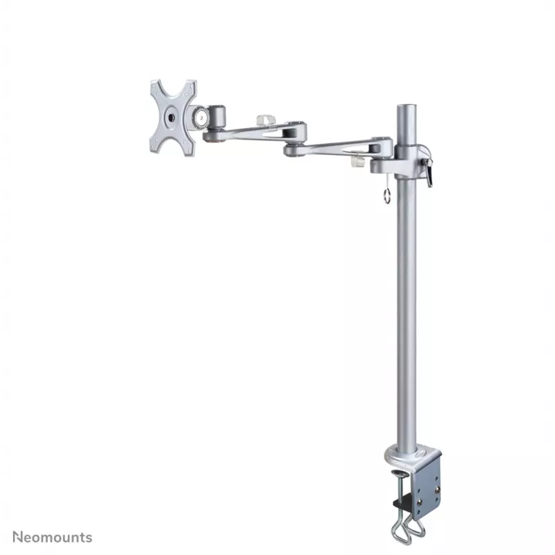 Neomounts FPMA-D935POLE70 Monitoro laikiklis 10-30 colių, Spaustuvas, 10 kg, 25,4 cm (10 colių), 76,2 cm (30 colių), 100 x 100 mm, Sidabrinis