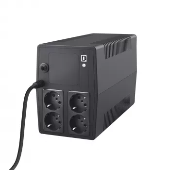 Trust Paxxon nepertraukiamo maitinimo šaltinis (UPS) 1 kVA 600 W 4 kintamosios srovės išvadai (-ų)