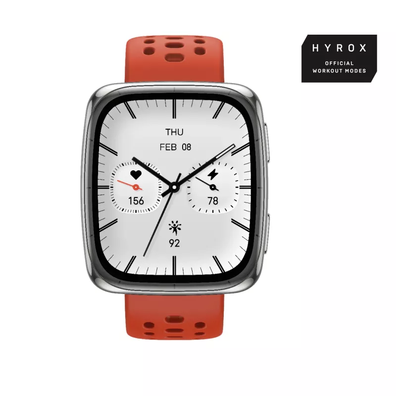 Amazfit Active 2 Square išmanusis laikrodis, juodas (W2434GL2N)