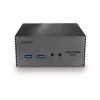“Lindy DST-Pro 101”, USB-C nešiojamojo kompiuterio prijungimo stotelė su 4K palaikymu ir 100 W maitinimo bloku