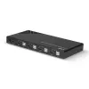 Lindy KVM jungiklis HDMI 18G USB 2.0 Audio 4 prievadų 4K Ultra HD