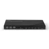 Lindy KVM jungiklis HDMI 18G USB 2.0 Audio 4 prievadų 4K Ultra HD