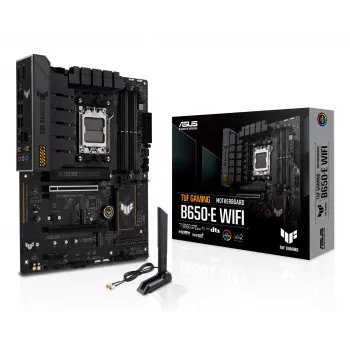Pagrindinė plokštė ASUS TUF GAMING B650-E WIFI ATX Socket AM5 DDR5 4x DIMM 192GB Wi‑Fi 6E Bluetooth 5.3 3x M.2 2.5Gb LAN