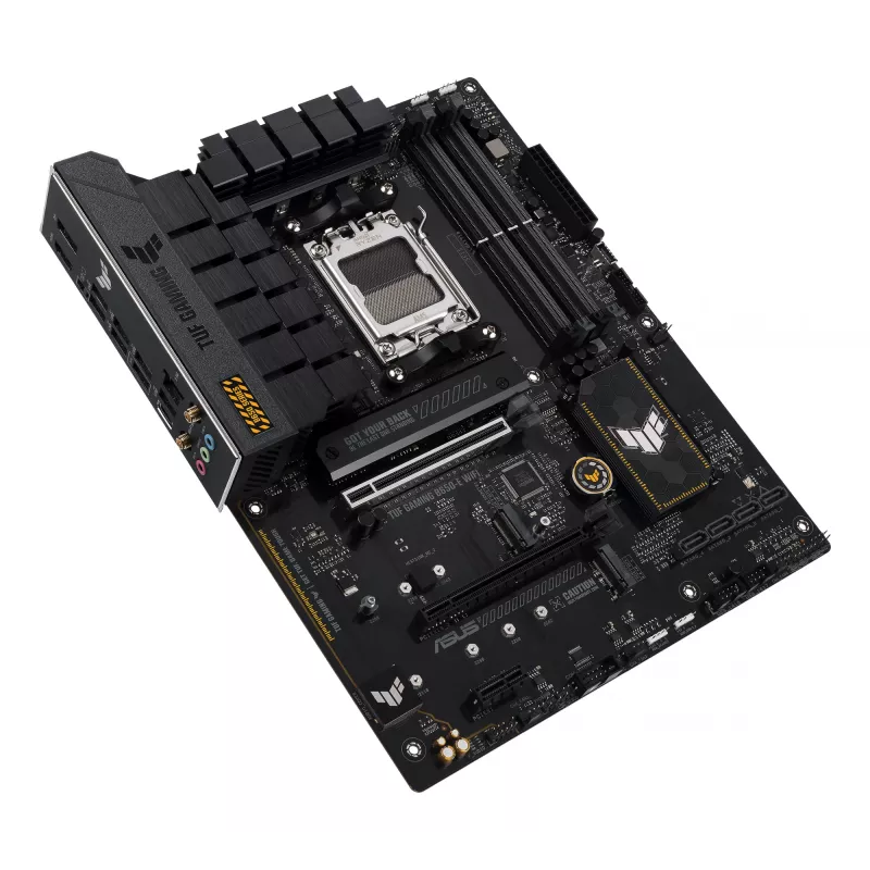 Pagrindinė plokštė ASUS TUF GAMING B650-E WIFI ATX Socket AM5 DDR5 4x DIMM 192GB Wi‑Fi 6E Bluetooth 5.3 3x M.2 2.5Gb LAN