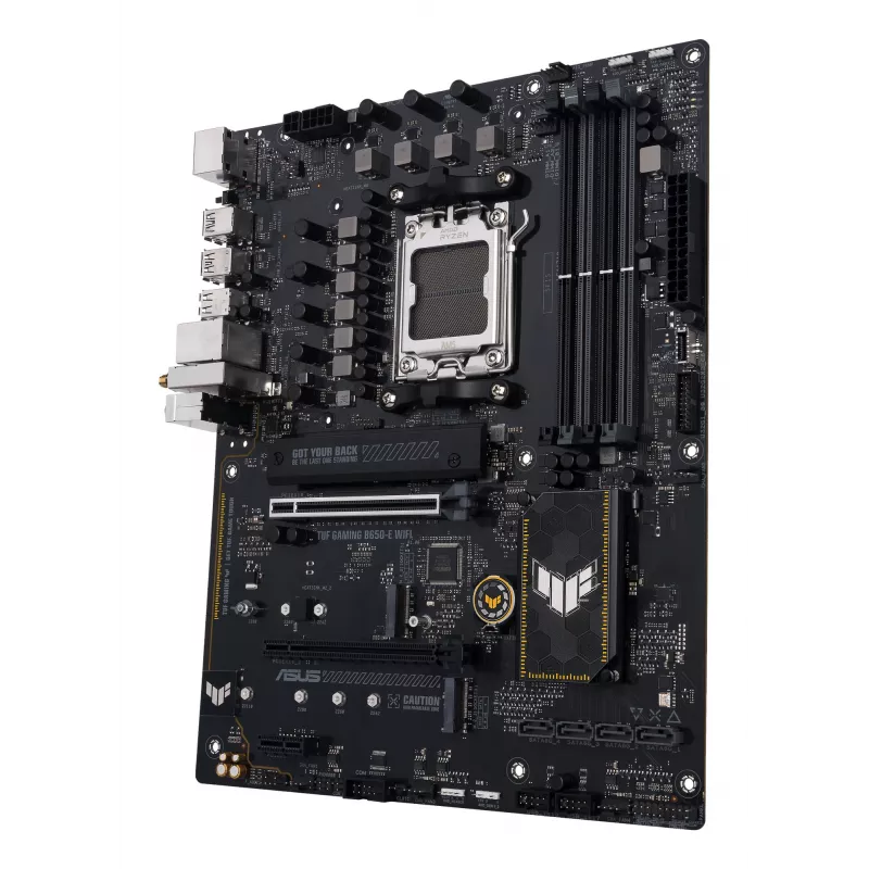 Pagrindinė plokštė ASUS TUF GAMING B650-E WIFI ATX Socket AM5 DDR5 4x DIMM 192GB Wi‑Fi 6E Bluetooth 5.3 3x M.2 2.5Gb LAN