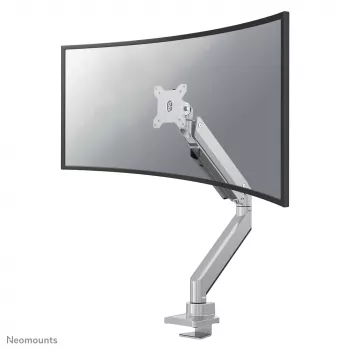 Neomounts NM-D775SidabrinėPLUS monitoriaus laikiklis 10-49 colių - dujinė spyruoklė - viršutinis tvirtinimas - 180° stabdys