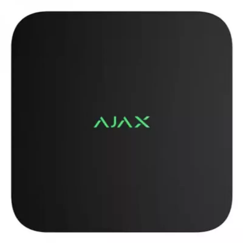 Ajax NVR (8 kan.) Juodas 16 kanalų RTSP H.264 H.265 16 TB