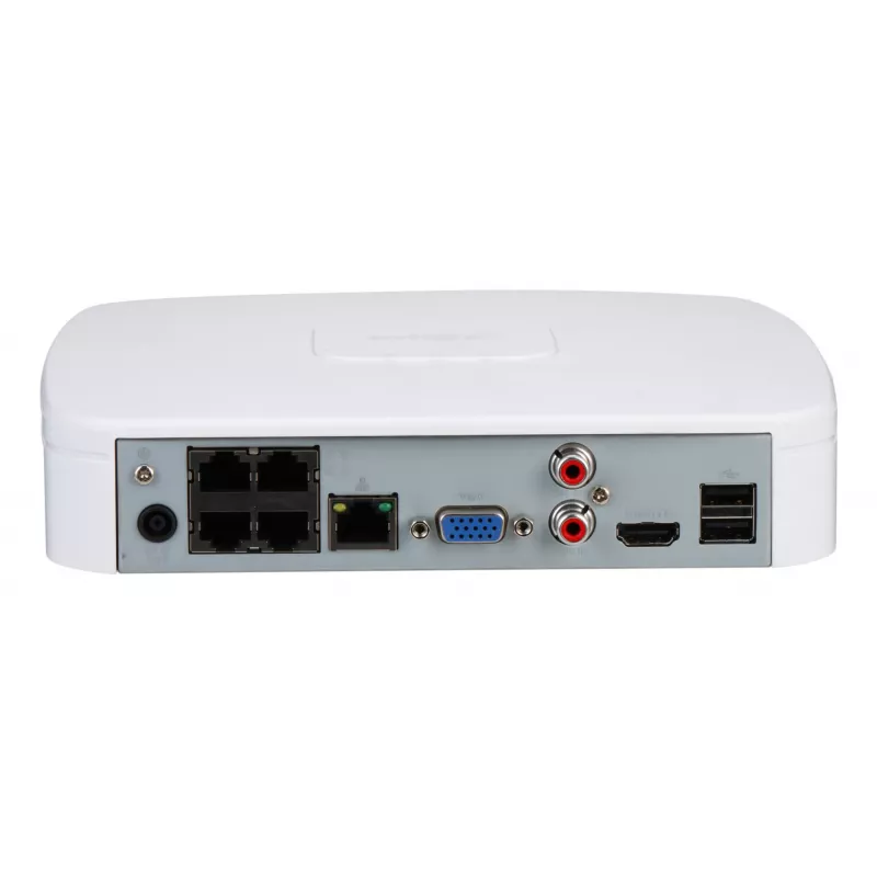 Dahua Technology Lite NVR2104-P-4KS3 tinklinis vaizdo įrašymo įrenginys baltas