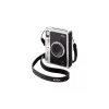 Momentinio spausdinimo fotoaparatas Fujifilm Instax Mini Evo — 1/5 colio CMOS 2560×1920, 3 colių TFT, 1/8000–0,25 s užraktas, įmontuota blykstė, 285 g, sidabrinė/juoda