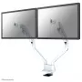 Neomounts FPMA-D750DWHITE2 monitoriaus laikiklis 10-32 colių - dujinė spyruoklė - viršutinis tvirtinimas - 180° stabdys