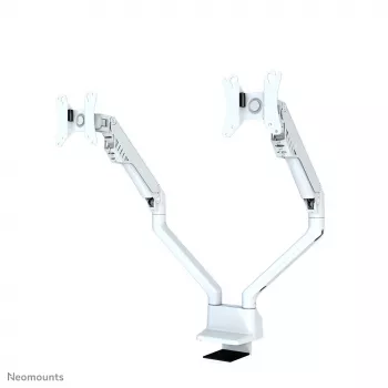 Neomounts FPMA-D750DWHITE2 monitoriaus laikiklis 10-32 colių - dujinė spyruoklė - viršutinis tvirtinimas - 180° stabdys