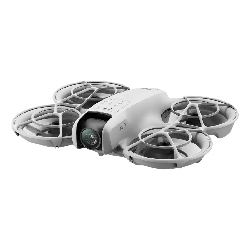 DJI Neo – lengvas 135 g dronas su 4K Ultra HD kamera, iki 18 min. skrydžio laiko vienu įkrovimu, be nuotolinio valdymo pulto