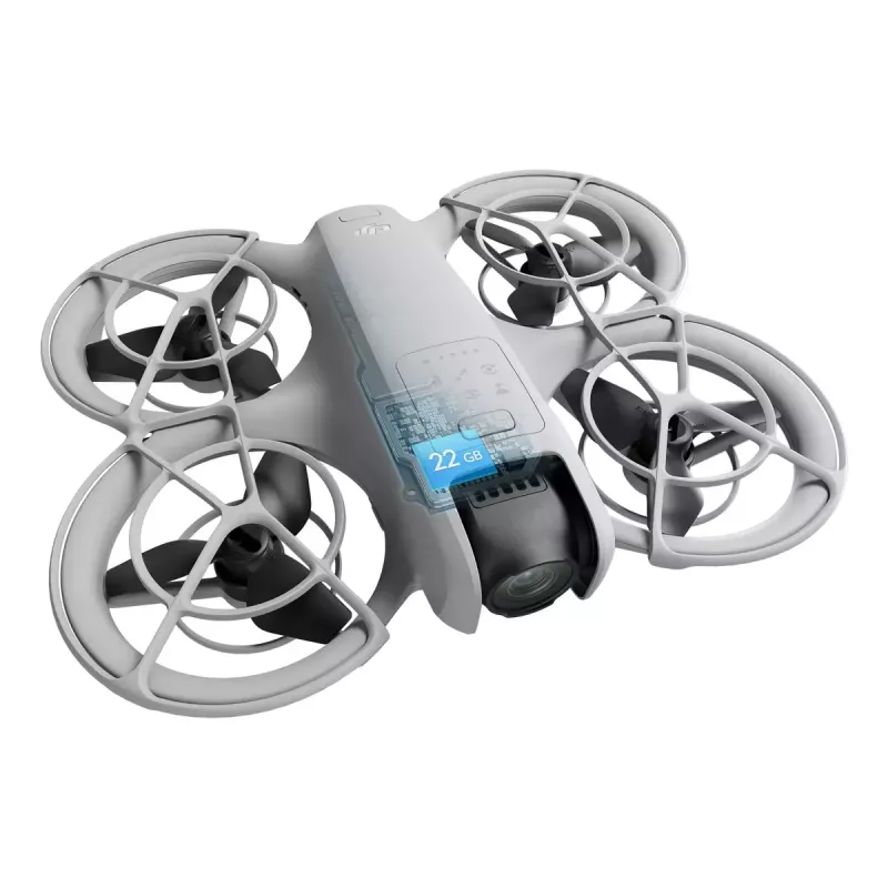 DJI Neo – lengvas 135 g dronas su 4K Ultra HD kamera, iki 18 min. skrydžio laiko vienu įkrovimu, be nuotolinio valdymo pulto