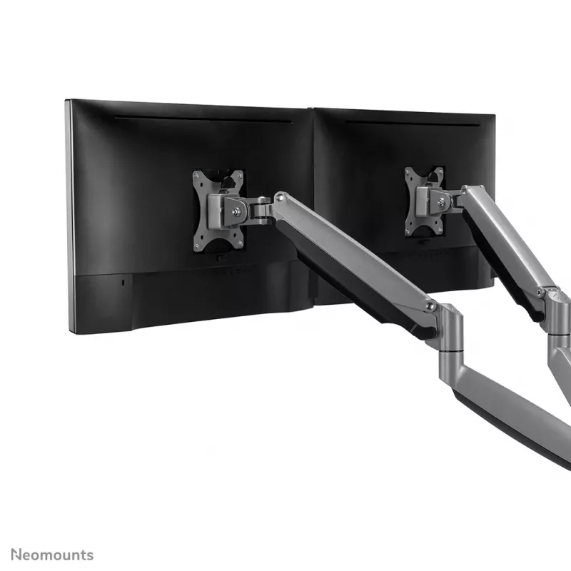 Neomounts NM-D750DSidabrinė Monitoriaus laikiklis 10-32 colių - dujinė spyruoklė
