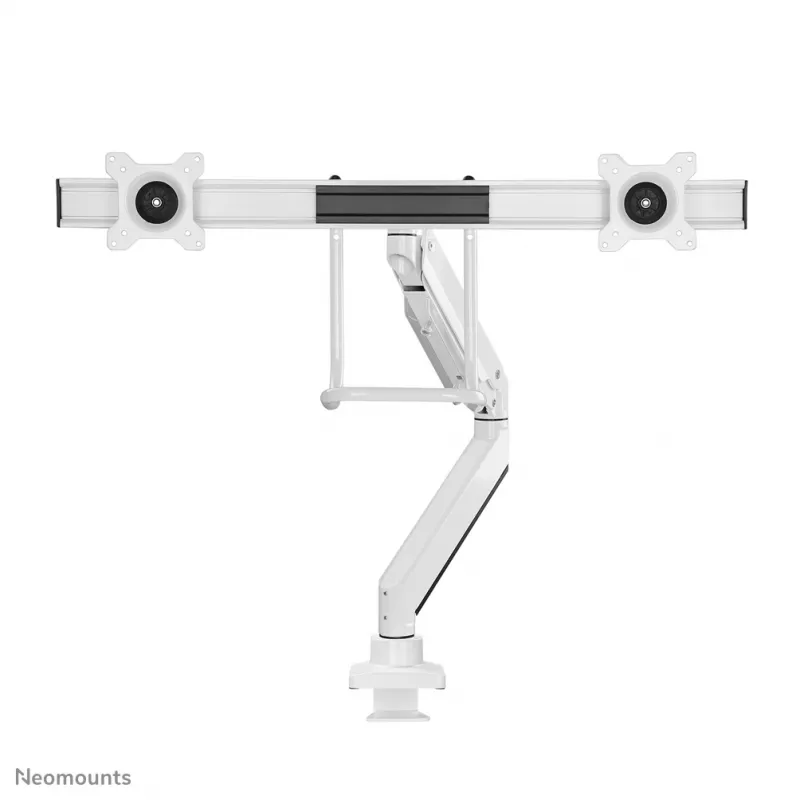 Neomounts NM-D775DXWHITE monitorio laikiklis 10-32 col. - dujinė spyruoklė - Topfix - 180°-stabdys