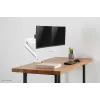 Neomounts NM-D775DXWHITE monitorio laikiklis 10-32 col. - dujinė spyruoklė - Topfix - 180°-stabdys