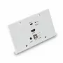 Lindy 150 m Cat.6 HDMI 4K60 ir Type C HDBaseT EU sieninė plokštė KVM plėtiklis, siųstuvas